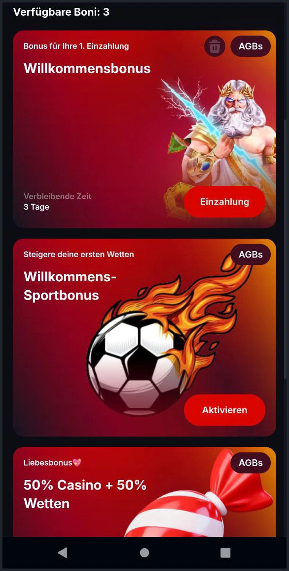 Bonusangebote und Aktionen im Yep Casino